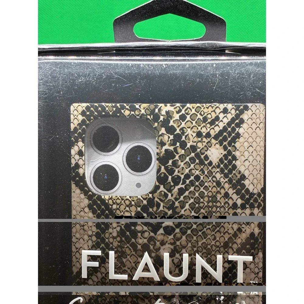 FLAUNT NEW OEM Square Magsafe Case for iPhone 11 Pro Max  Snake Skin BRAND NEW